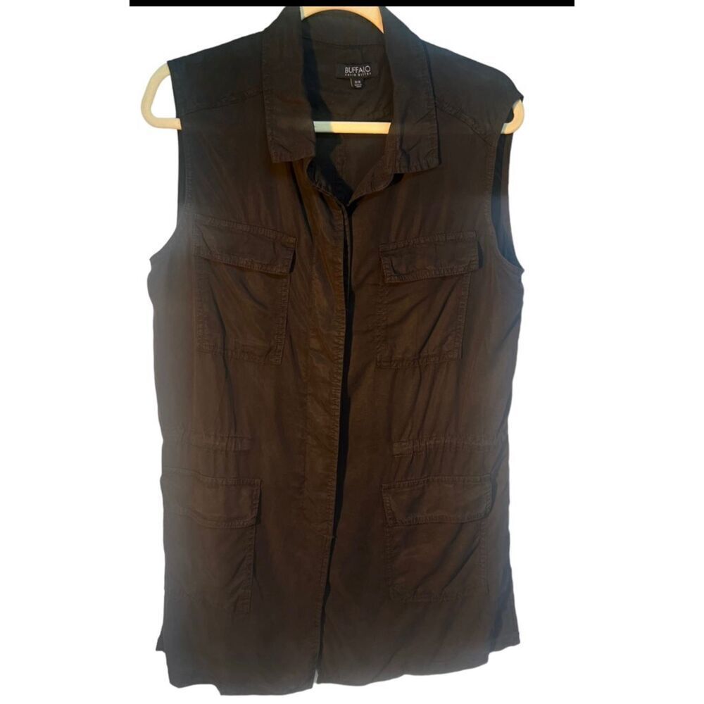 Buffalo David bitton sleevelesss adjustable waist 100% Lyocell